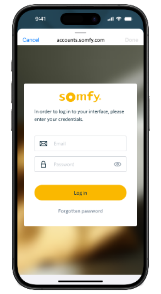 Novo processo de login